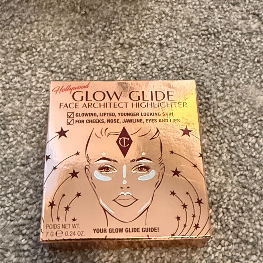 Charlotte Tilbury Glow Glide Face Architect Highlighter - Rose Gold